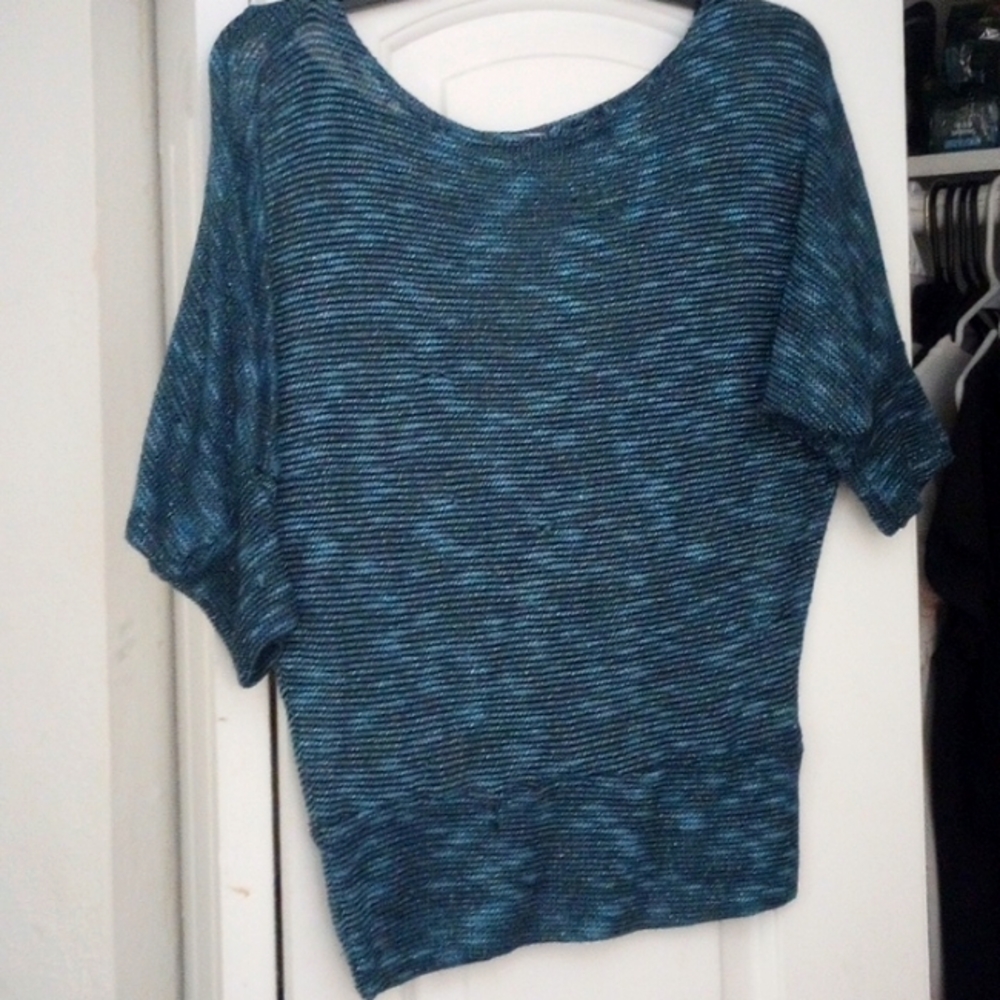 Pair of two glitter tops